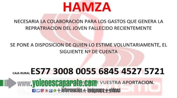 El Club de Atletismo San Adrián hace un  llamamiento para recaudar fondos para  repatriar el cuerpo de Hamza Bouazzaoui
